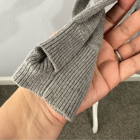 Lululemon grey button front cardigan mix media - Picture 4 of 8